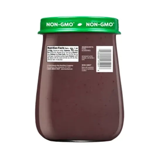 Beech-Nut Non-GMO Naturals Pear & Blueberry Baby Food Jar - 4oz image {1}