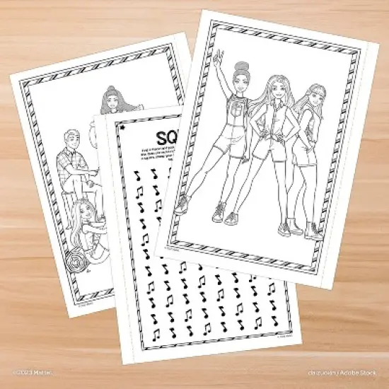 Barbie Coloring & Activity with Stamper Marker image {3}