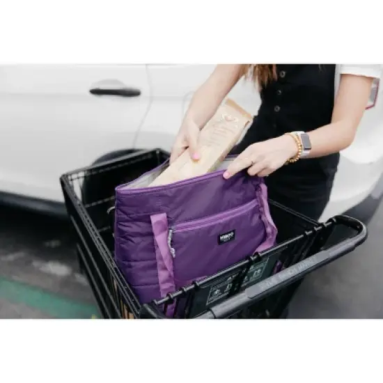 Igloo Packable Puffer 15.25qt Cooler Bag - Purple image {3}