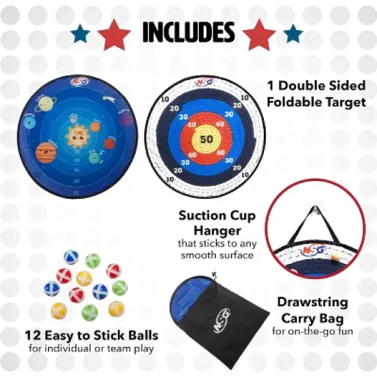 NSG Giant Target Toss Toy Sports Set image {3}