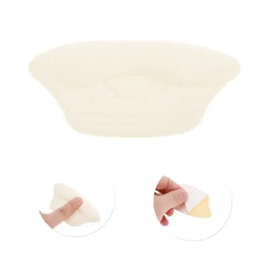 Unique Bargains Breathable Heel Pads 0.28'' 2 Pair image {2}