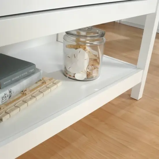 Cottage Road Lateral File Cabinet with Wood Accents and Drawer Soft White - Sauder image {6}