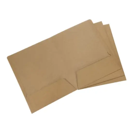 Unique Bargains Office Business Two-Pocket Letter Files Portfolio Storage Organizer Folders 3 Pcs image {7}