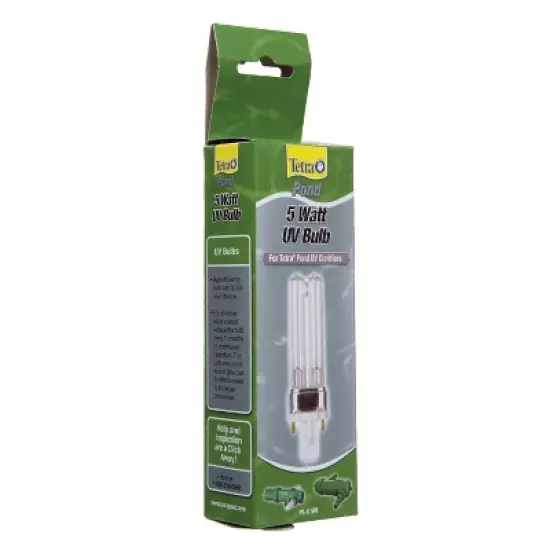 Tetra Pond Greenfree UV Clarifier Replacement Bulb 5 watts for Clean and Clear Ponds image {2}