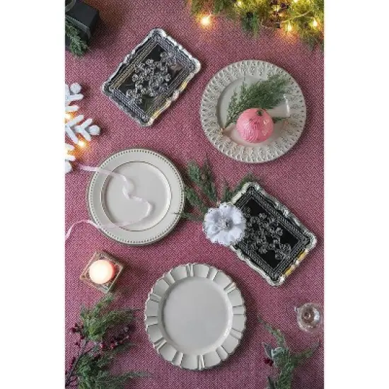 6 Pack Plastic Charger Plate, 11.8in x 9.1in image {5}