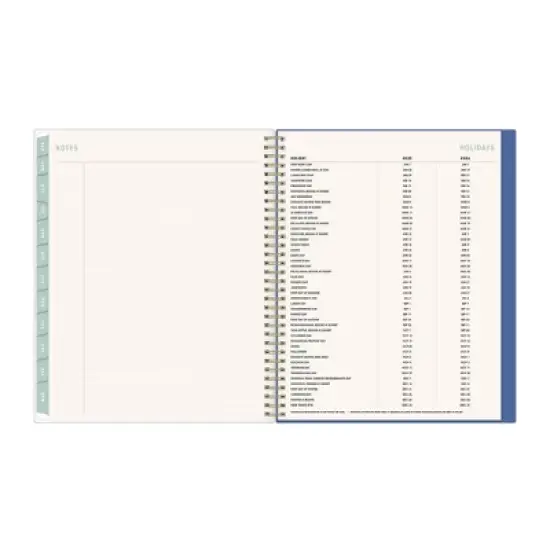 Blue Sky Brook Gossen Clear 8.5"x11" 2025-2026 Weekly/Monthly Wirebound Planner 15 Months Sun image {8}