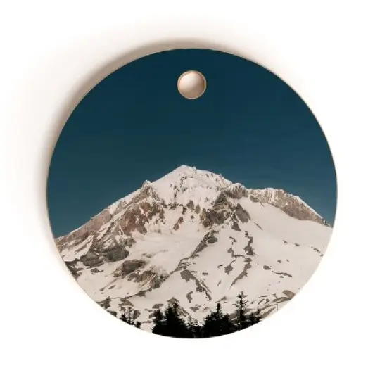 Hannah Kemp Mount Hood Cutting Board - Round image {3}
