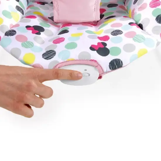 Bright Starts Minnie Mouse Spotty Dotty Vibrating Bouncer image {6}