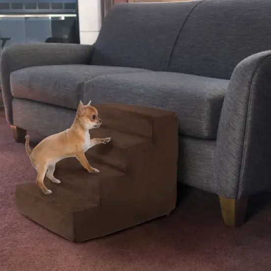 Pet Adobe High Density Foam Stairs for Pets - Brown image {4}