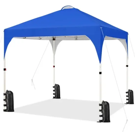 Yaheetech 6FT Portable Canopy Tent with Roller Bag & Sandbags & Guy Lines & Ground Stakes image {7}