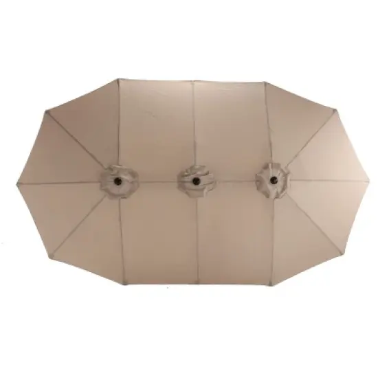 Double Sided Outdoor Umbrella With Crank,Patio Cantilever Umbrella,Umbrella For PatioOutdoor Furniture - Maison Boucle image {1}