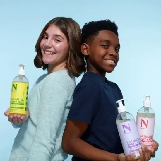 Dr. Natural 3-in-1 Tear-Free Baby Plus Kids Soap - Head-to-Toe Baby Soap and Baby Shampoo - Sensitive Skin Moisturizing Body Wash - Citrus - 16 oz image {5}