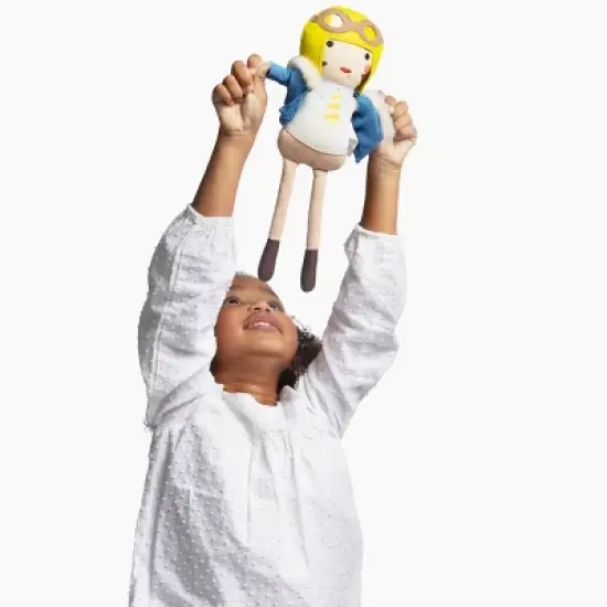 Piccolina Trailblazer Amelia Earhart Plush Doll image {2}