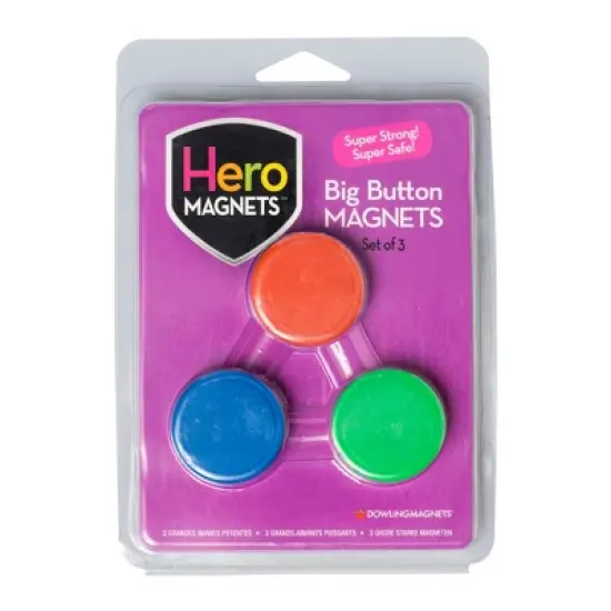 Dowling Magnets&reg; Hero Magnets Bundle: Button, Blocks & Rings, 18 Pieces image {3}