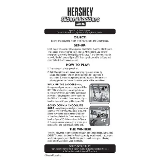 Hershey's Slides & Ladders Board Game for Kids - Chocolate Ladder Fun, Ages 3+ image {4}