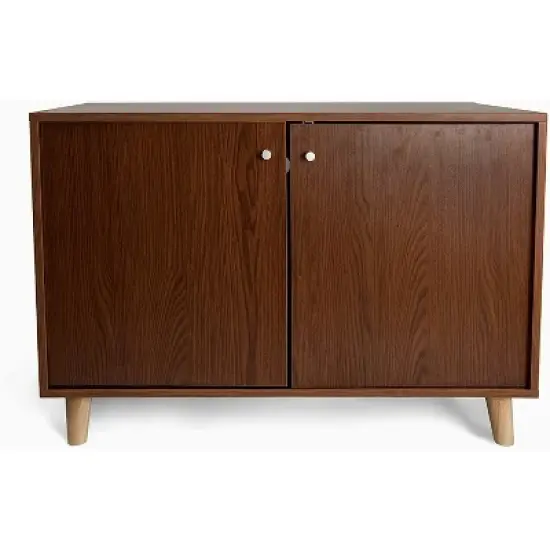 Midlee Hidden Cat Litter Box Furniture Cabinet image {3}