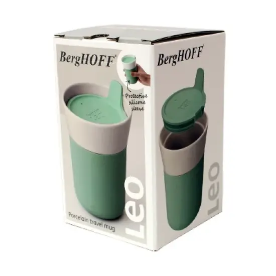 BergHOFF Leo Porcelain Travel Mugs With Matching Lid image {5}