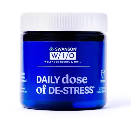 Swanson W/I/O DAILY dose of DE-STRESS - 30 count image {4}