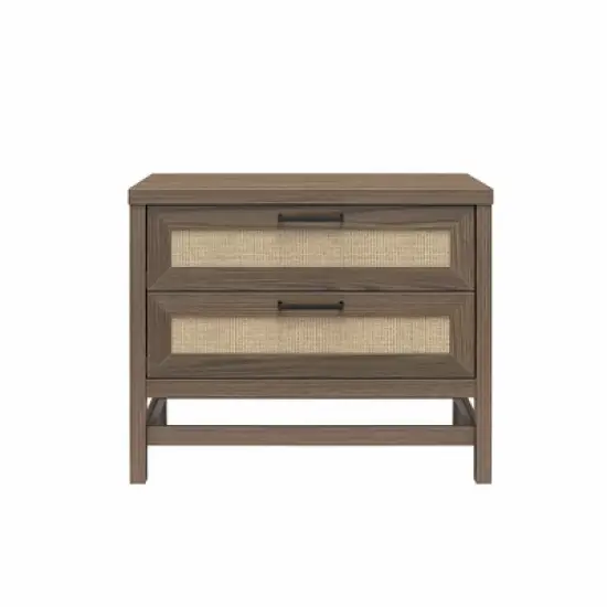 Ameriwood Home Lennon 2 Drawer Nightstand image {5}