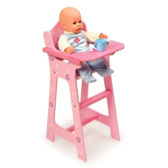 Badger Basket Blossoms & Butterflies Doll High Chair image {4}