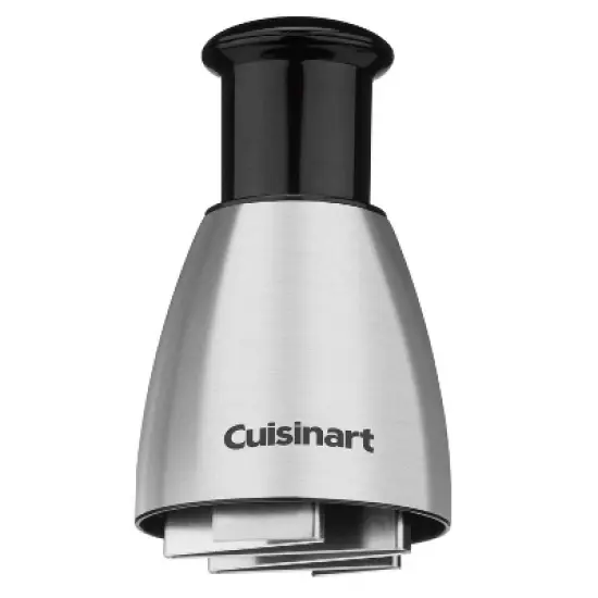 Cuisinart Silver Push Chopper: Stainless Steel Manual Food & Vegetable Chopper, Dishwasher-Safe, 4-Piece Set image {4}