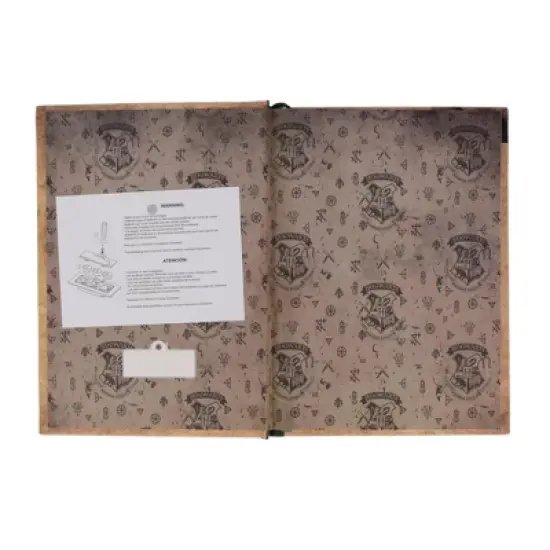 SD Toys Harry Potter House Slytherin Light-Up Hardcover Notebook image {2}