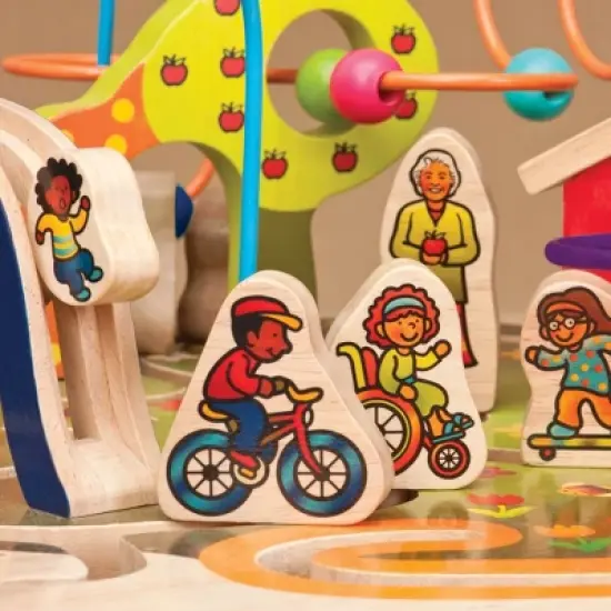 B. toys Wooden Activity Cube - Youniversity image {5}