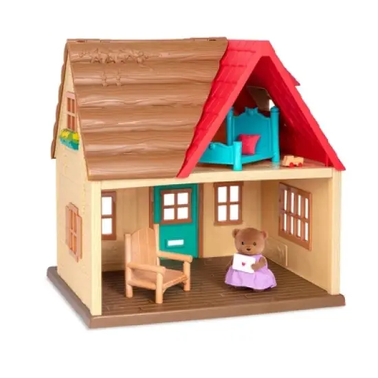 Li'l Woodzeez Country House &ndash; 8pc Toy House Playset image {1}