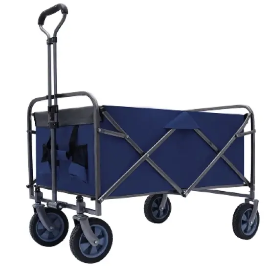 Outdoor Garden Multipurpose Micro Collapsible Beach Trolley Cart Camping Folding Wagon image {13}