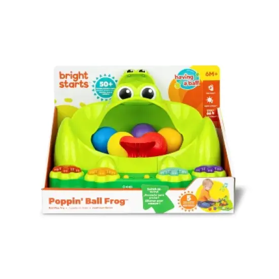 Bright Starts Poppin Ball Frog Ball Play Toy image {9}