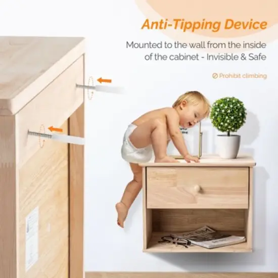 VINGLI Unfinished Natural Solid Wood Floating Nightstand,Farmhouse Night Stand Wall-Mounted Nightstand Table for Small Space Color DIY image {3}