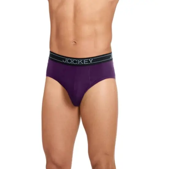 Jockey Men's Lightweight Cotton Blend Brief - 5 Pack image {1}