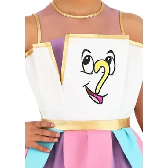 HalloweenCostumes.com Girl's Disney Beauty and the Beast Chip Halloween Costume | Kids Disney Costumes image {4}
