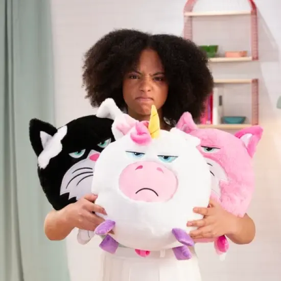 Hangry Petz: Lucy Pink Cat - 12" Animal Plush image {8}