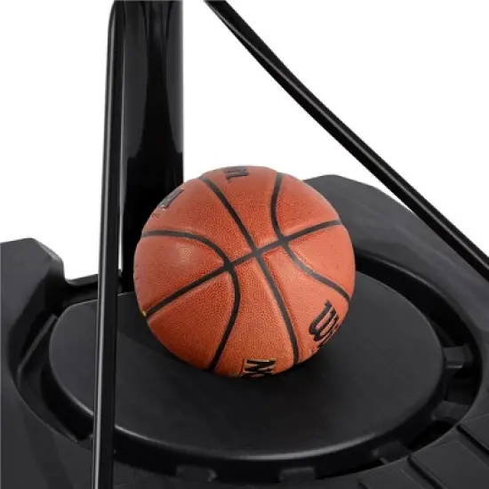 Yaheetech Portable Basketball Hoop System for Teens/Adults Black image {6}