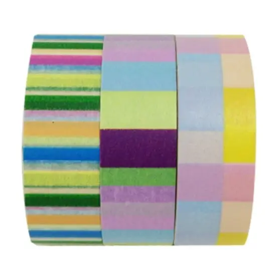 Wrapables Three of Us Washi Masking Tape (Set of 3) image {3}