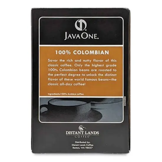 Java One Coffee Pods, Colombian Supremo, Single Cup, 14/Box image {3}