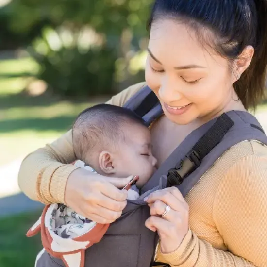Infantino Cuddle Up Ergonomic Hoodie Carrier - Fox image {6}