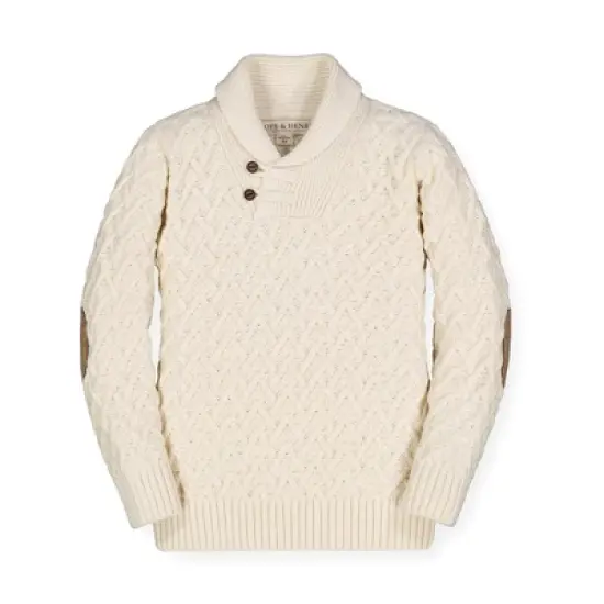Hope & Henry Boys' Shawl Collar Sweater, Infant image {10}