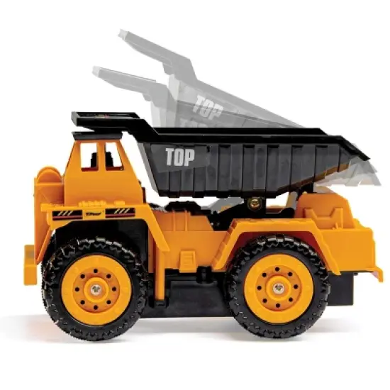 Top Race 5 Channel Fully Functional RC Dump Truck Toy TR-112S image {1}