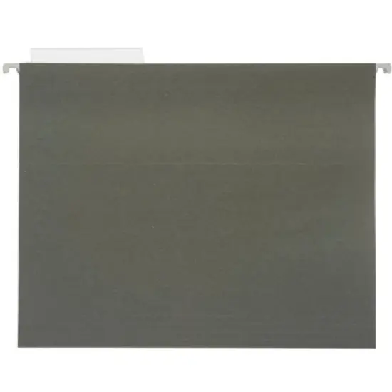 Pendaflex Essentials Hanging File Folder, 1/3 Cut, Letter Size, Standard Green, Pack of 25 image {1}