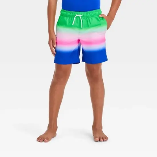 Boys' Ombre Striped Design Swim Shorts - Cat & Jack&trade; image {3}