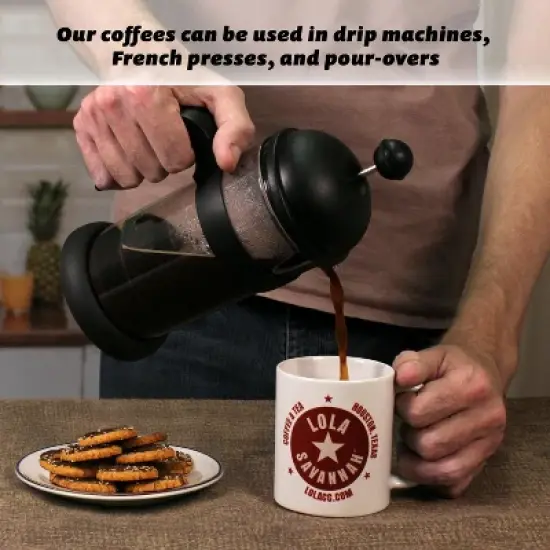 Lola Savannah Cinnamon Hazelnut Whole Bean Decaf Coffee - 32oz image {5}