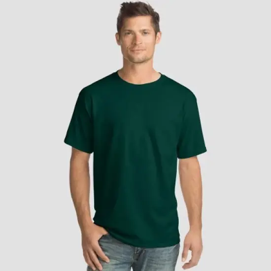 Hanes Men's Essentials Short Sleeve T-Shirt 4pk image {5}