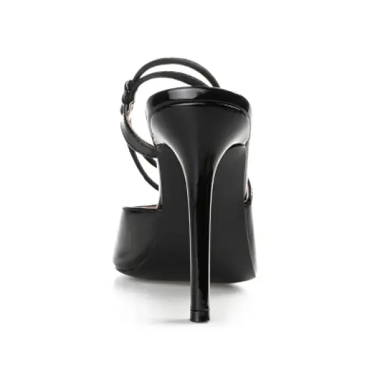 Journee Collection Womens Gracelle Pull On High Stiletto Pointed Toe Pumps image {2}