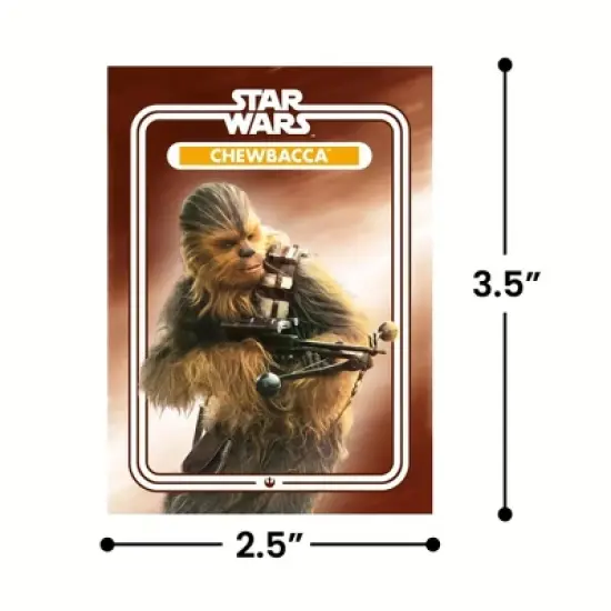 NMR Distribution Star Wars Chewbacca 2.5 x 3.5 Inch Flat Magnet image {2}