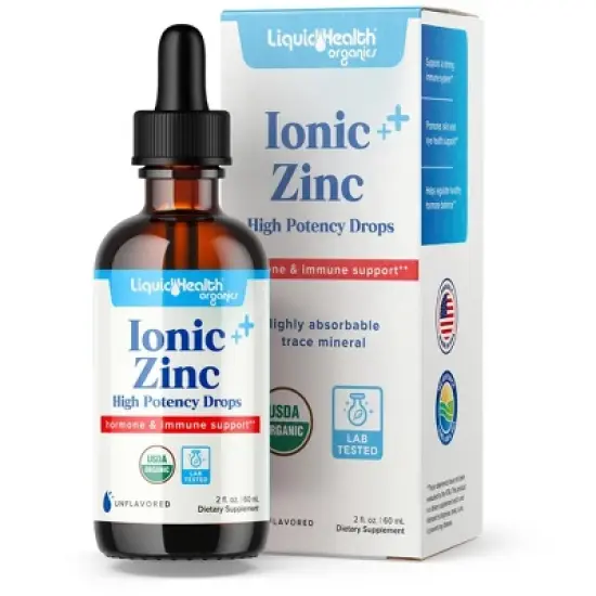 Organic Bariatric Liquid Ionic Zinc High Potency Drops image {1}