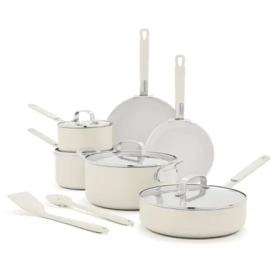 Bobby Flay 12pc Ceramic Nonstick Aluminum Cookware Set image {13}