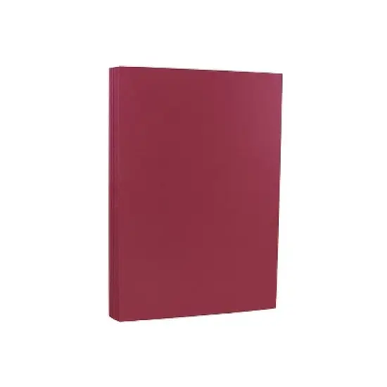 JAM Paper Multipurpose Paper 93 lbs. 8.5" x 14" Bakri Raspberry A64426899 image {1}