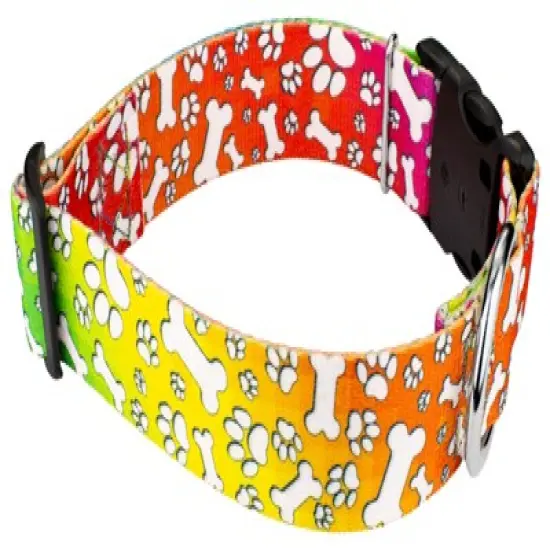 Country Brook Petz 1 1/2 Inch Deluxe Trippy Doggo Dog Collar image {2}